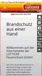 Mobile Screenshot of luetticke-feuerschutz.de